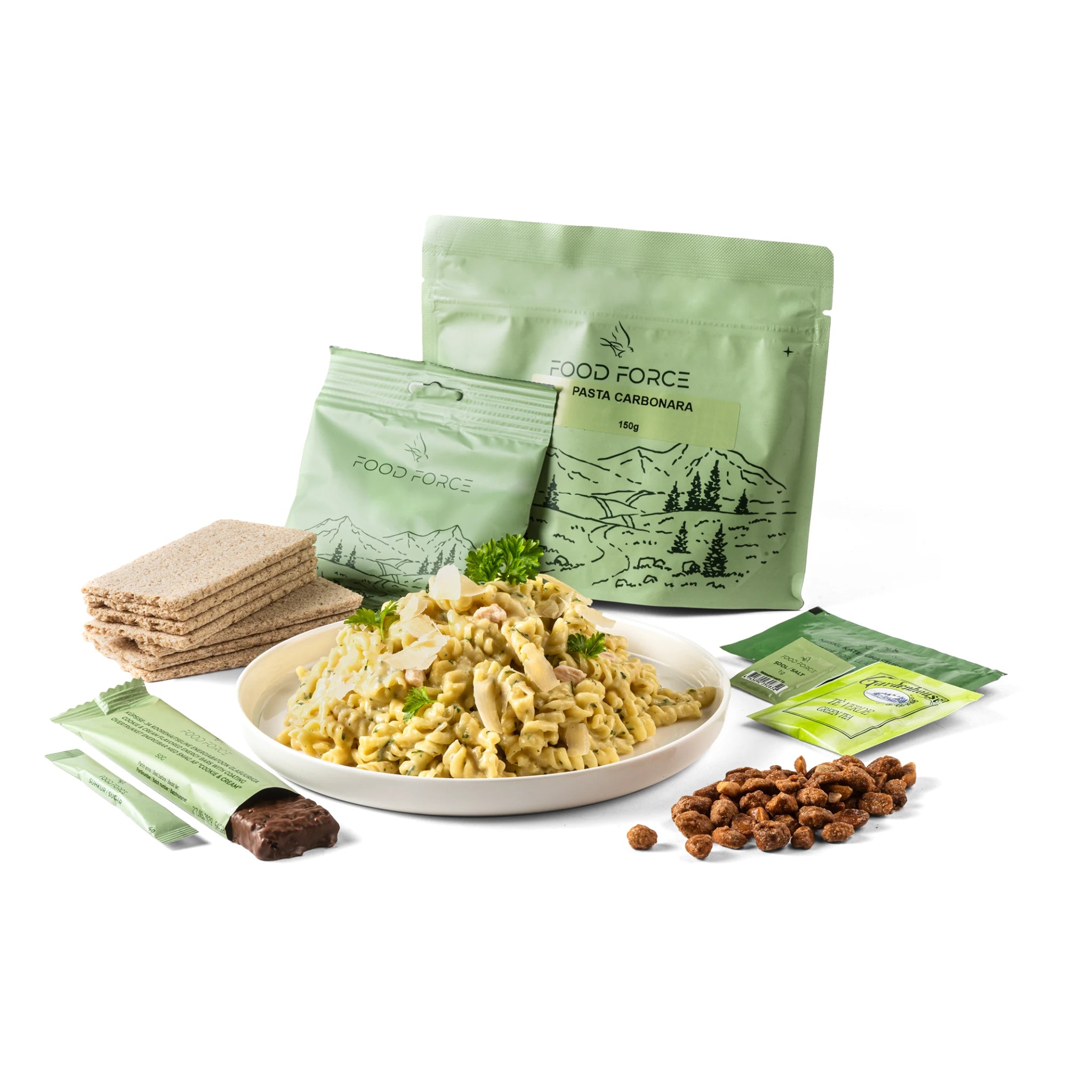 Food Force Trekkingnahrung Set Pasta Carbonara
