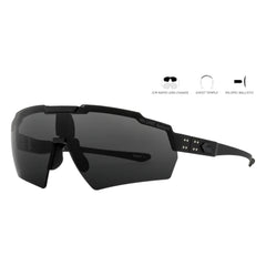 Gatorz Blastshield Black Smoke Ballistics Anti Fog Lens