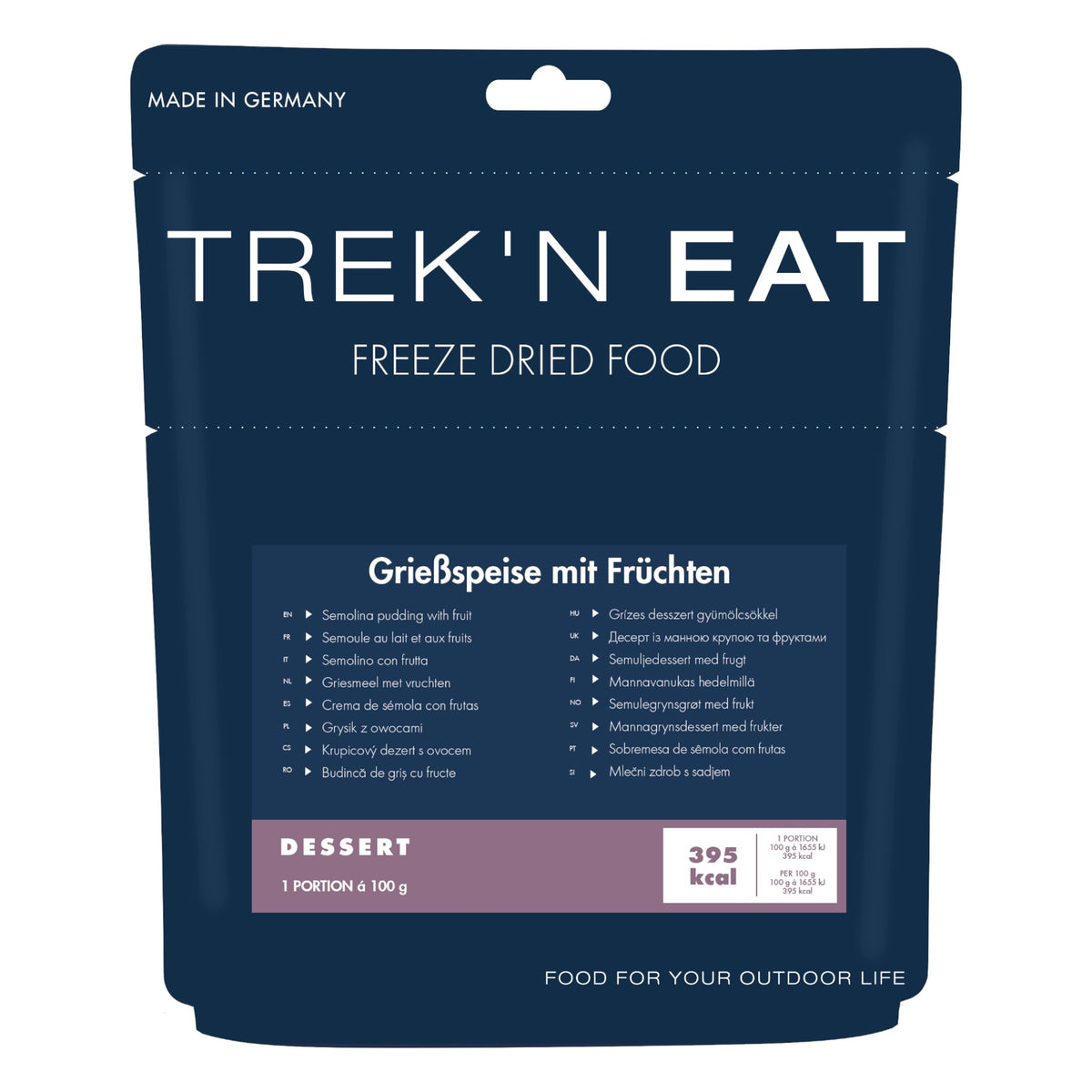 Trek'n Eat Griessspeise mit Früchten
