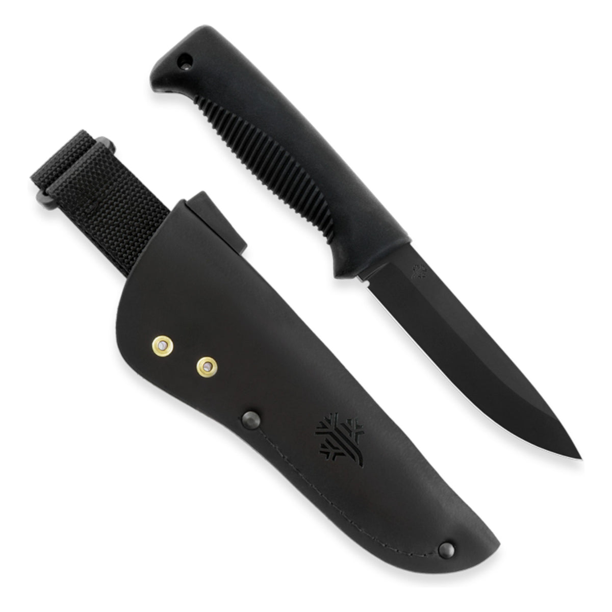 M07 Ranger Puukko Leder PTFE Schwarz