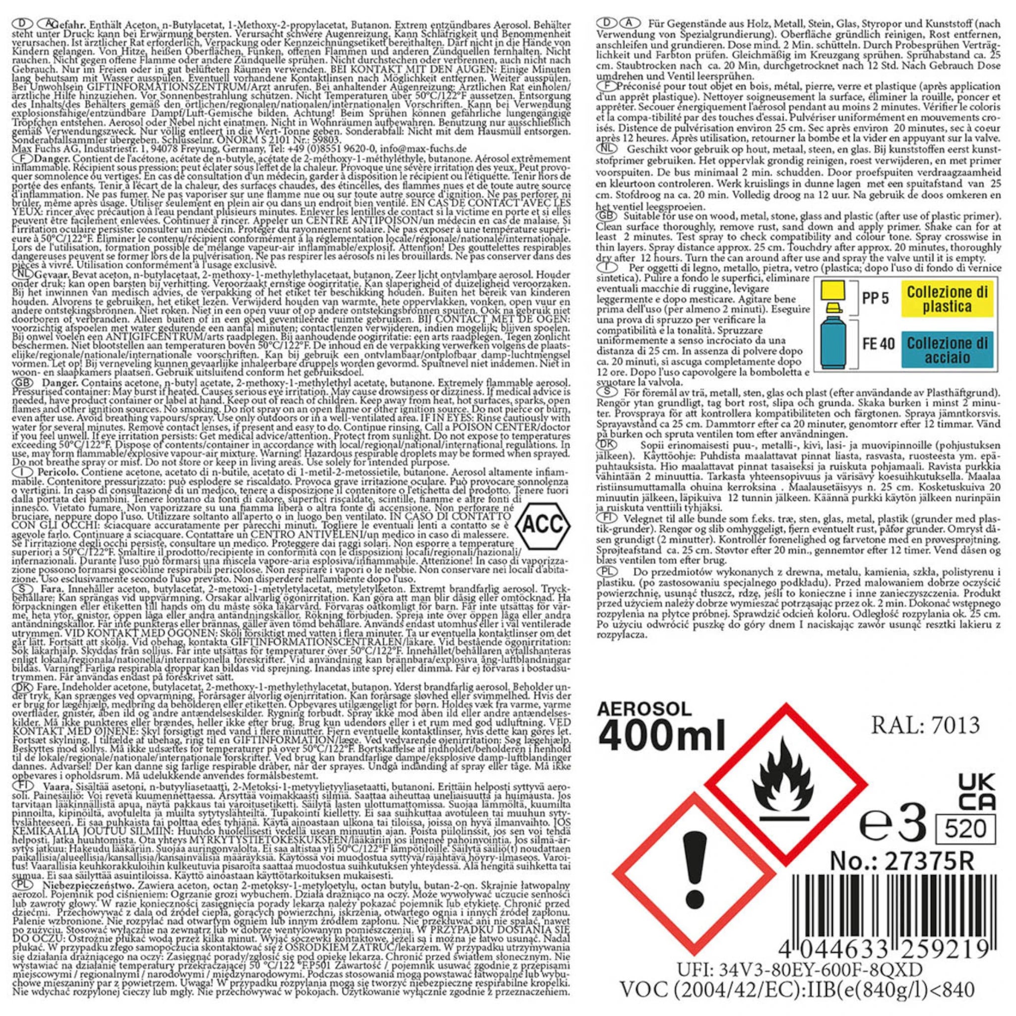 MFH Army Farbspray 400 ml