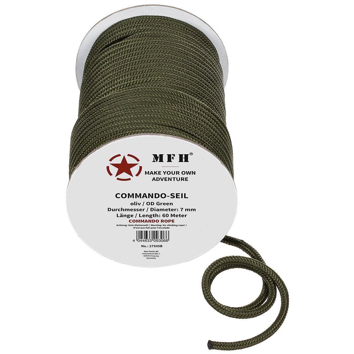 Fune Corda MFH Commando Corda Polipropilene – Diametri 5/7/9mm, Lunghezze 15m O 60m Fune Corda MFH Commando Corda Polipropilene – Diametri 5/7/9mm, Lunghezze 15m O 60m