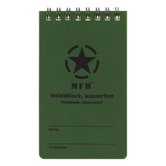 MFH Meldeblock klein wasserfest