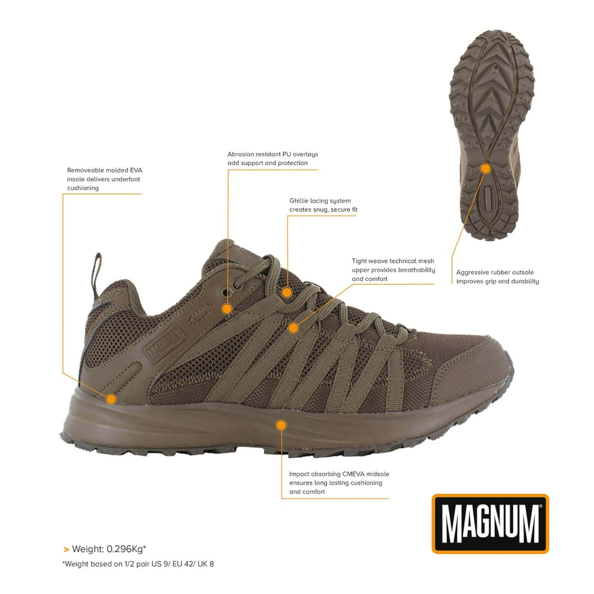 Magnum Storm Trail Lite Coyote Tan