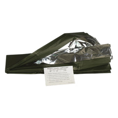 Mil-Tec Survival Decke Silber- & Olivefarben