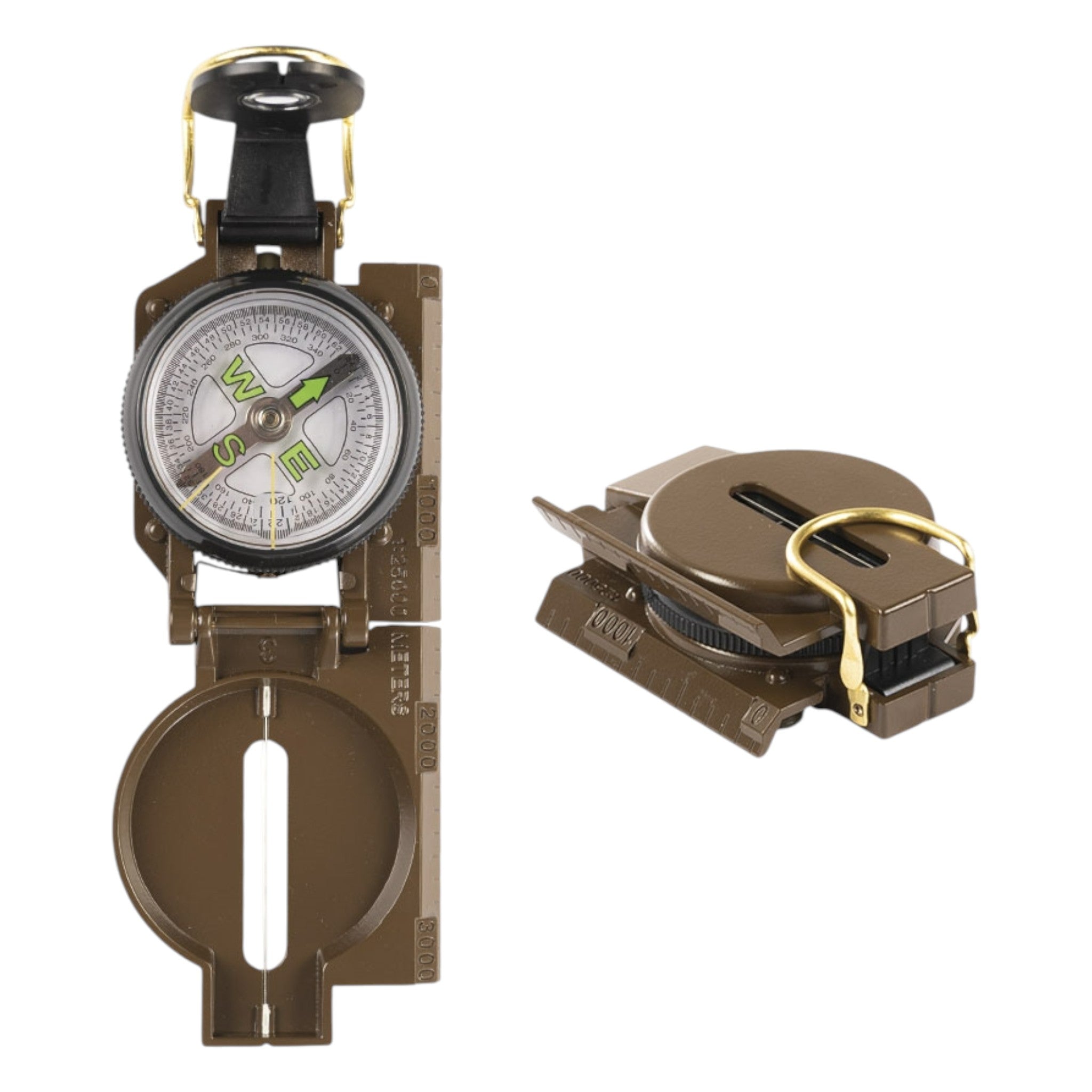 Mil-Tec US Kompass Metallgehäuse oliv