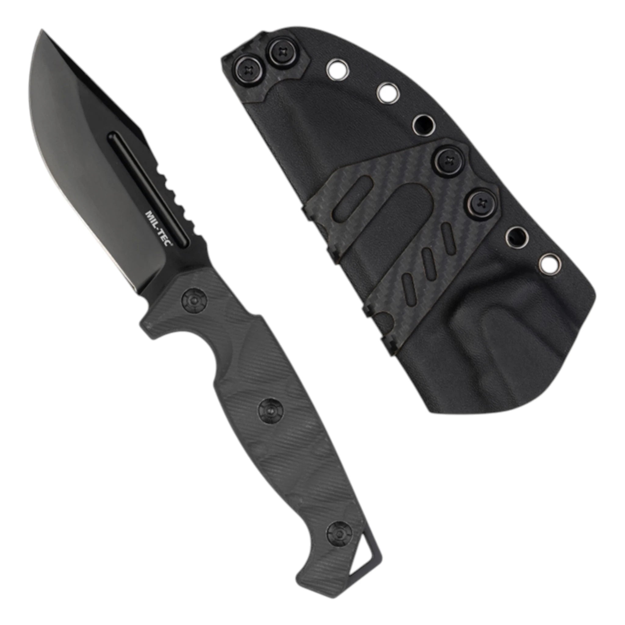 Mil-Tec Messer G10 Ridge mit Kydex-Scheide