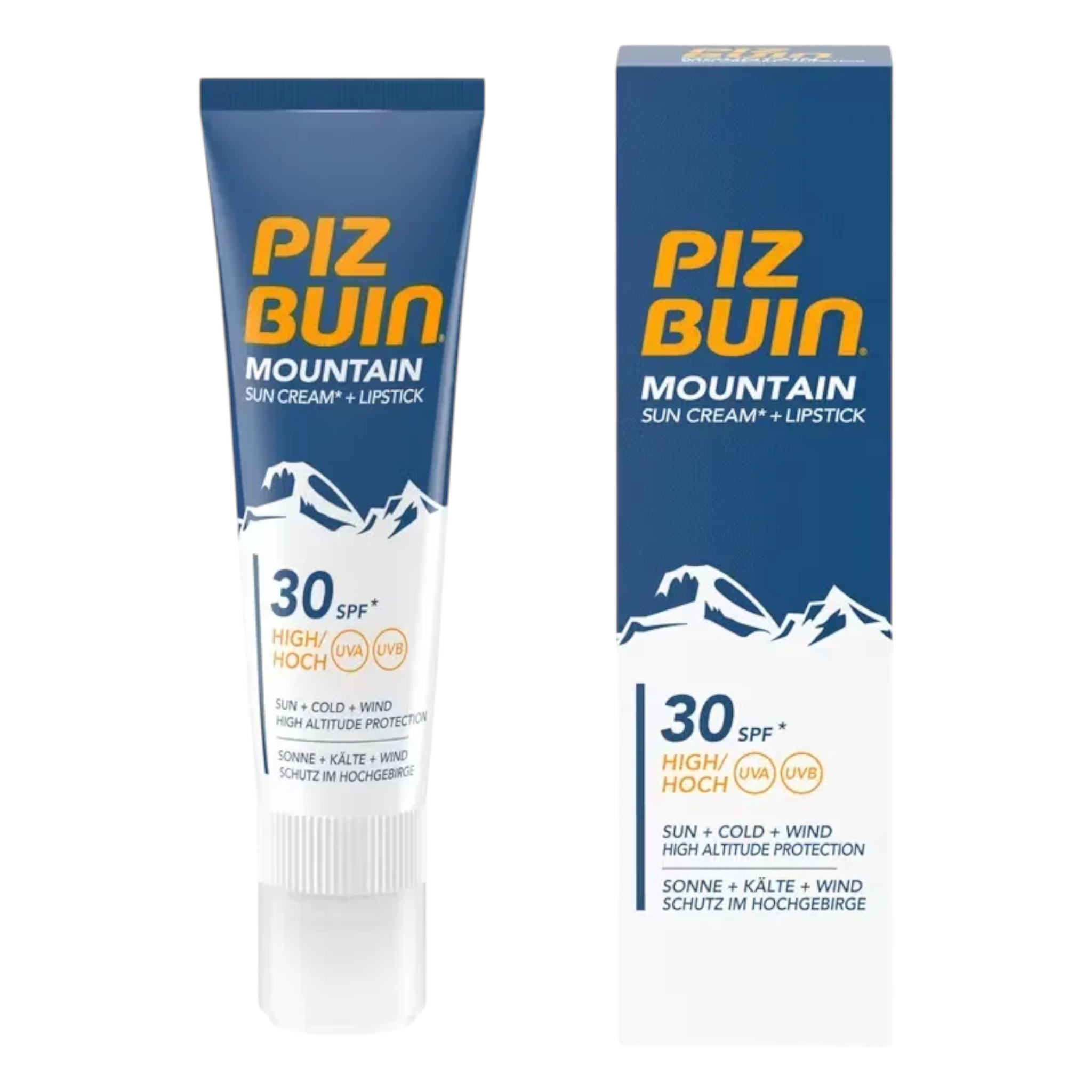 Piz Buin Mountain Combi Sonnencreme und Lippenschutz SPF 30 20ml