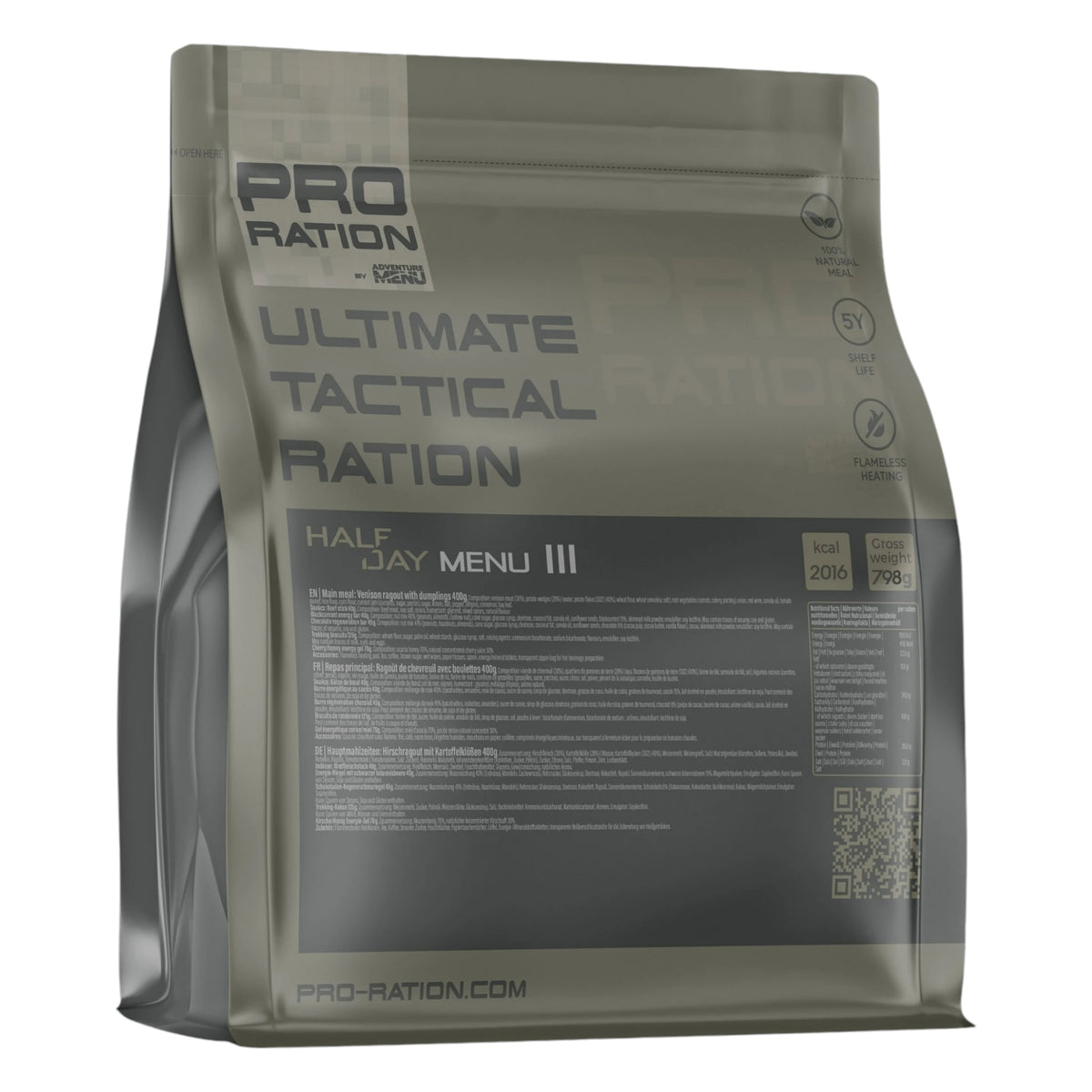 Pro-Ration Ultimate Tactical Ration Halbtagesmenü III