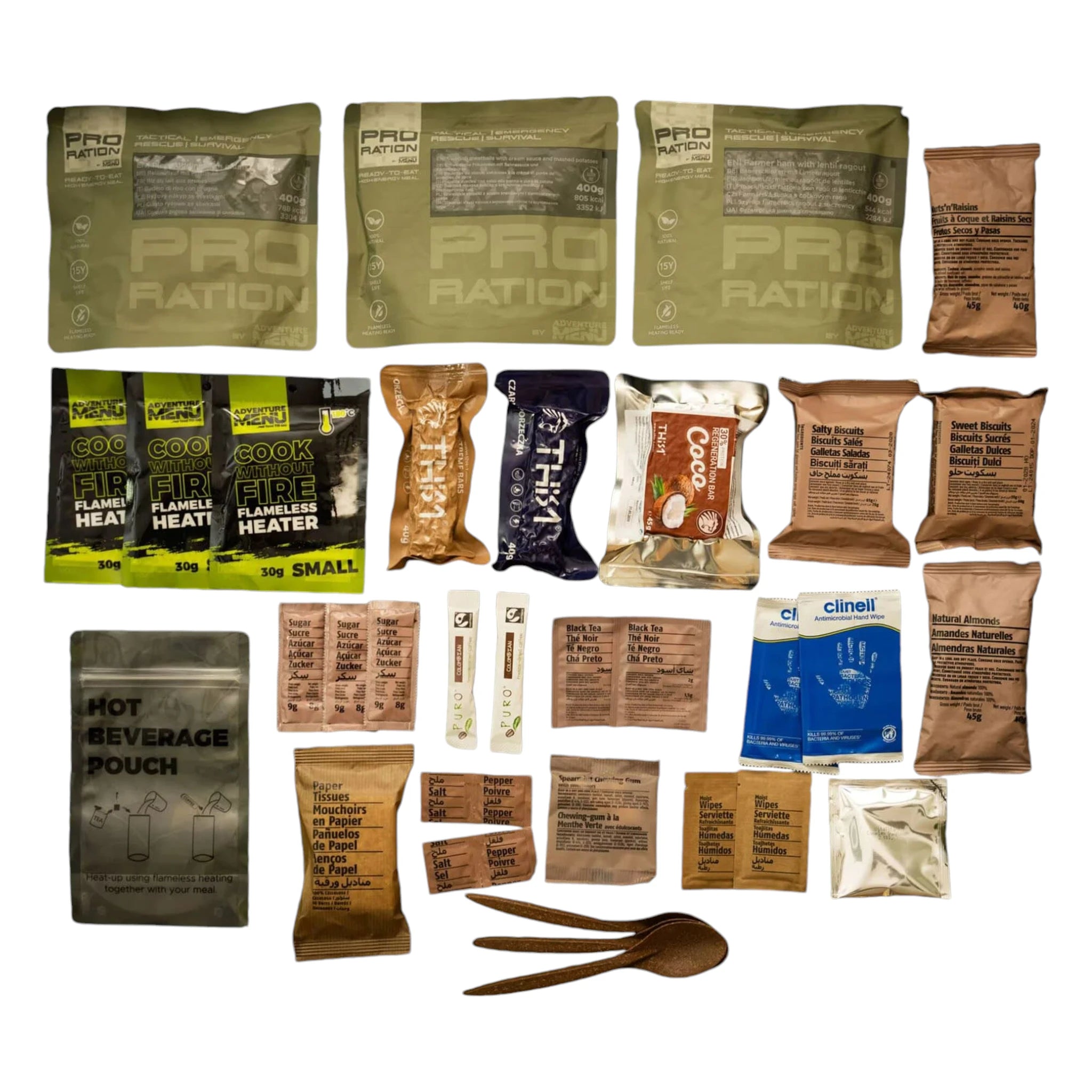 Pro-Ration Ultimate Tactical Ration Tagesmenü III