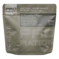 Pro Ration Outdoornahrung Reisauflauf mit Pflaumen