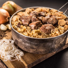 Pro Ration Outdoornahrung Schweinebraten mit Sauerkraut und Knödeln