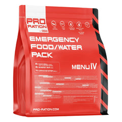 Pro-Ration Emergency Food/Water Menu IV