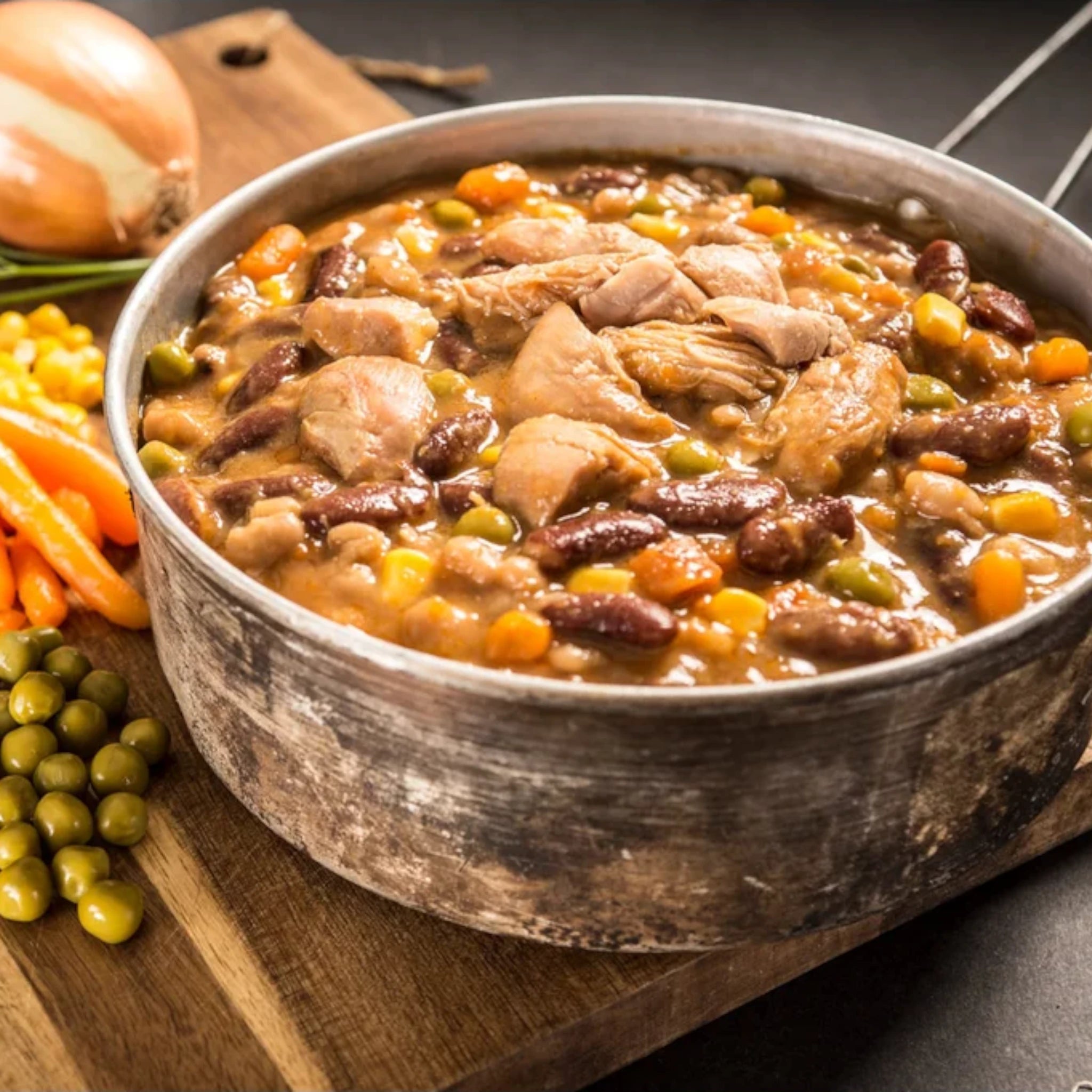 Pro Ration Outdoornahrung Hühnchen mit Gemüse und Bohnen