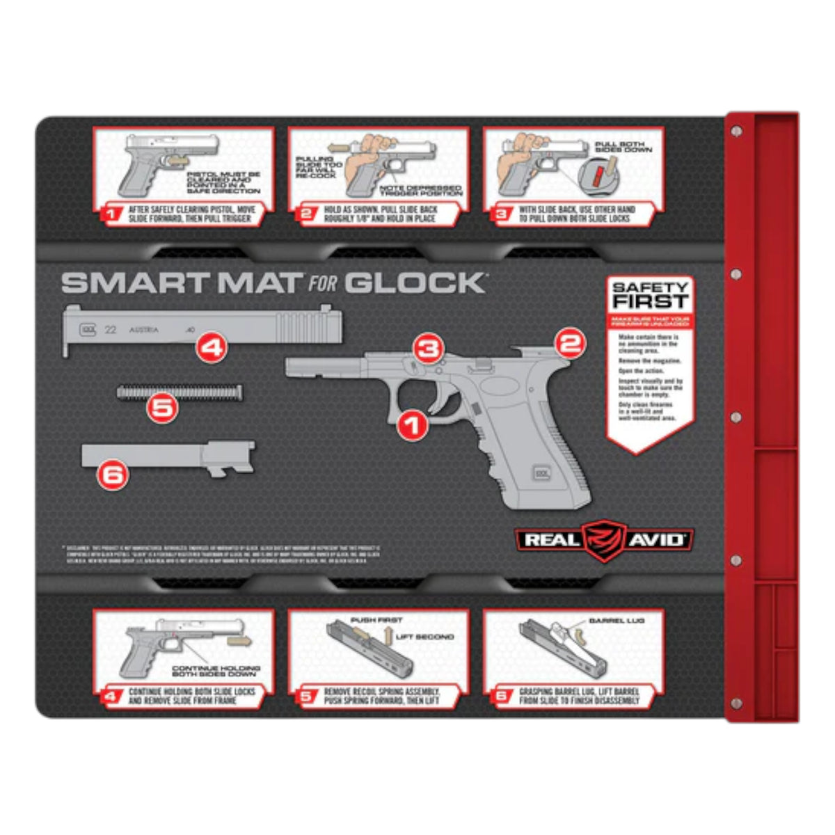 Real Avid Reinigungsmatte Glock Smart Mat