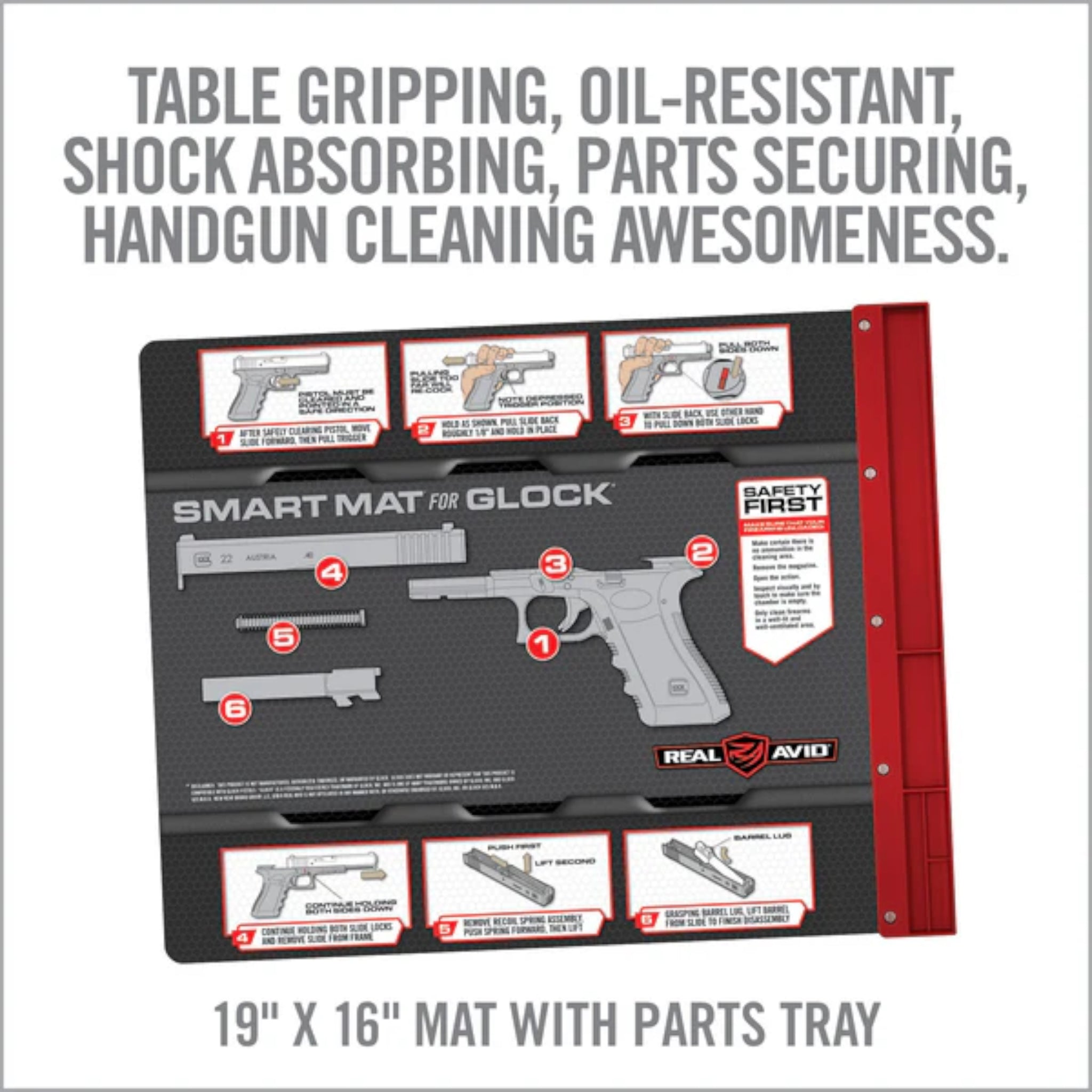 Real Avid Reinigungsmatte Glock Smart Mat