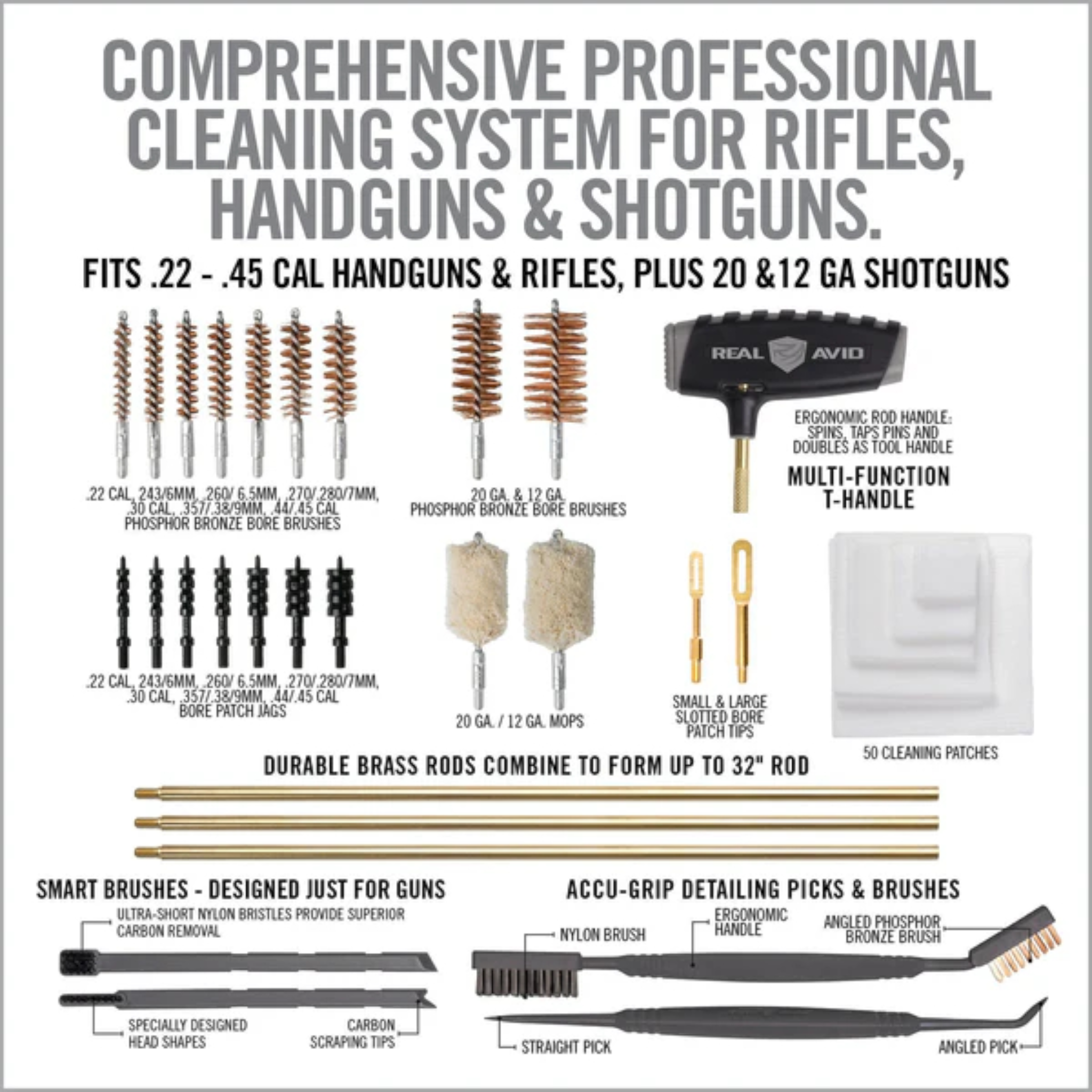 Real Avid Reinigungsset Master Cleaning Station Universal
