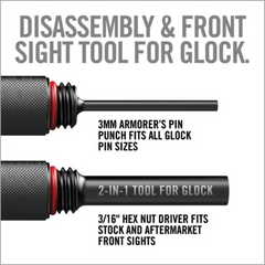 Real Avid Waffenwerkzeug 2-in-1 Tool für Glock