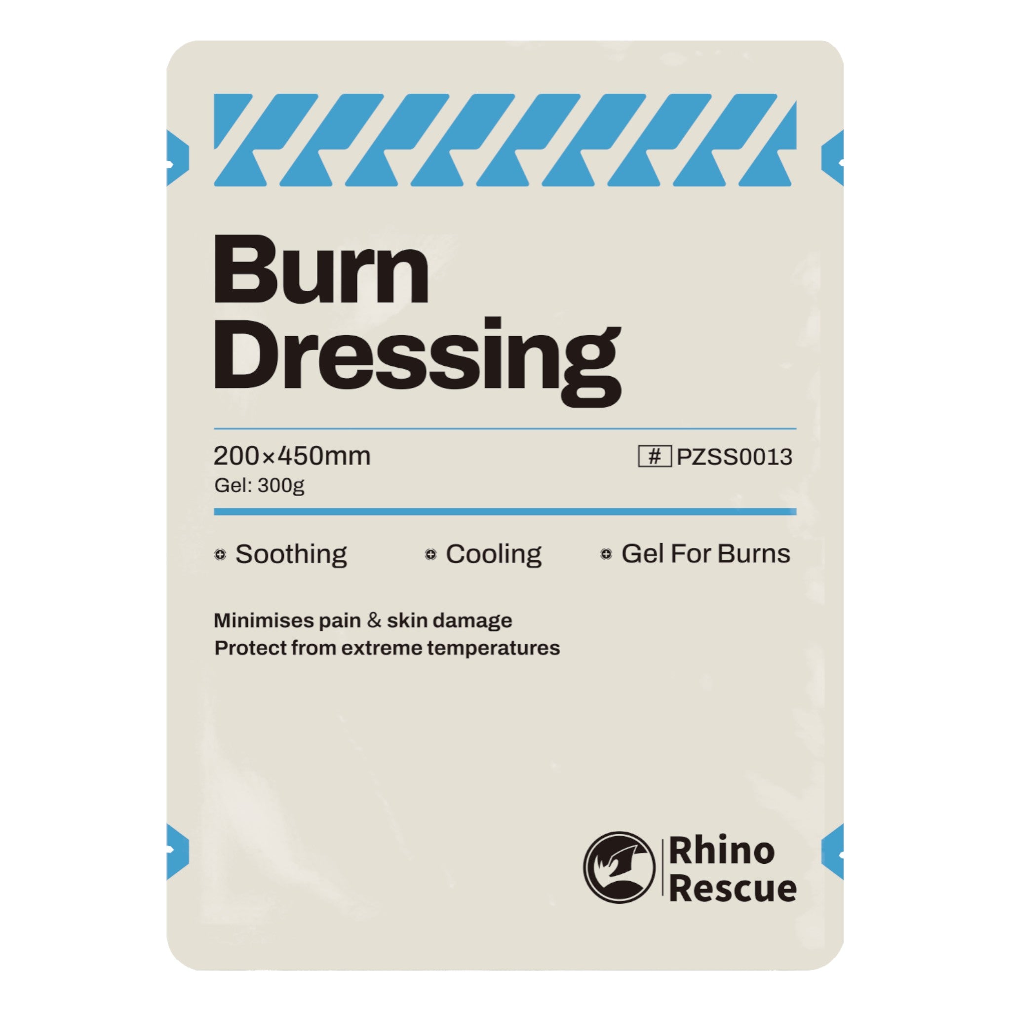 Rhino Rescue Erste Hilfe Brandwundauflage