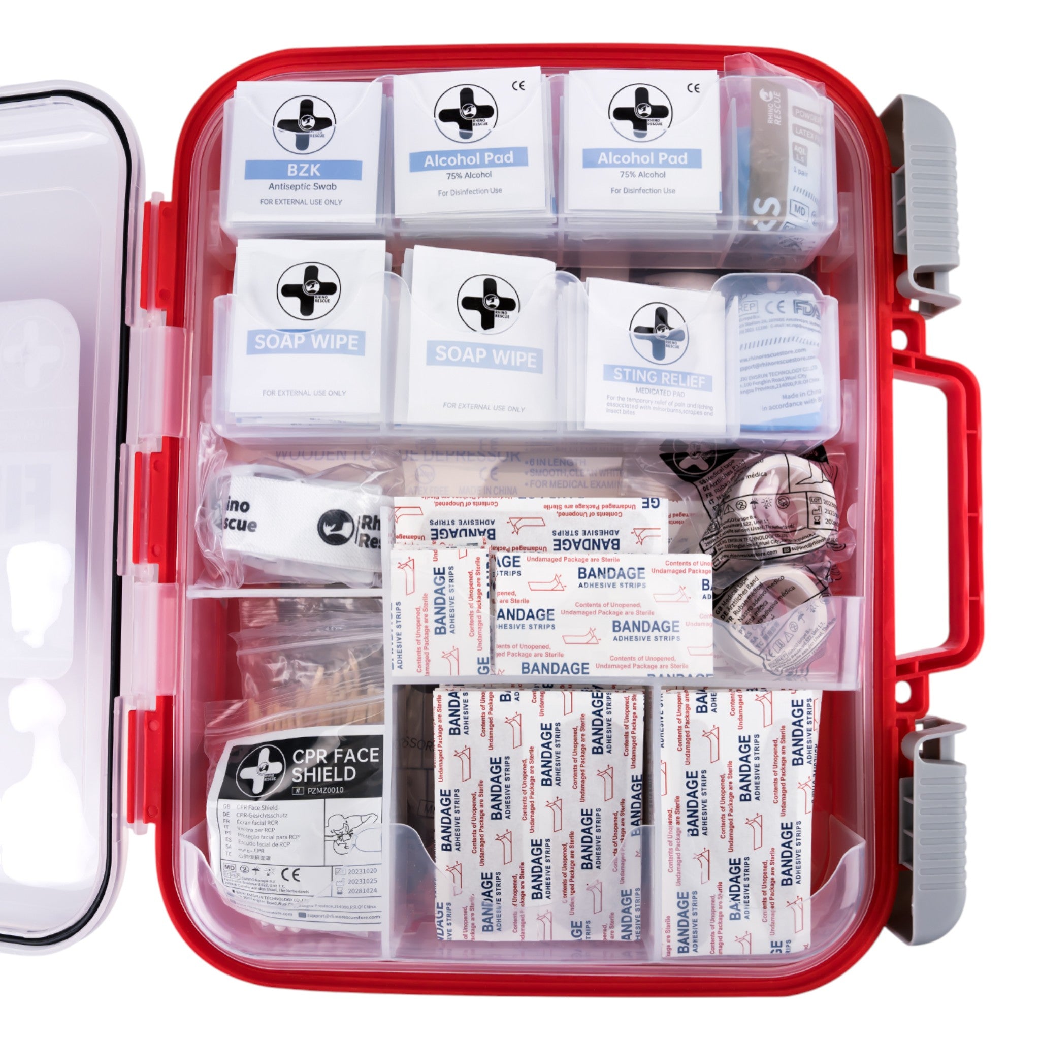 Rhino Rescue Erste Hilfe Koffer 350-teiliges Profi Set