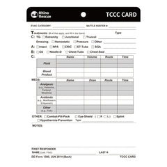 Rhino Rescue Erste Hilfe TCCC Karte