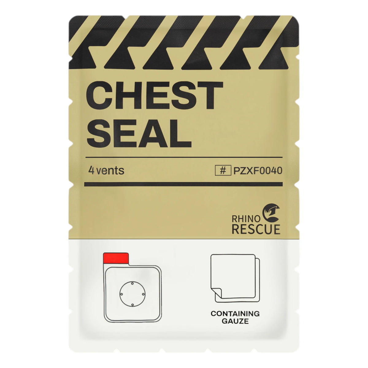 Rhino Rescue Erste Hilfe Chest Seal Vented