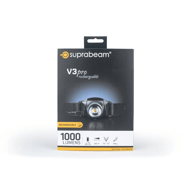 Suprabeam Stirnlampe V3pro rechargeable