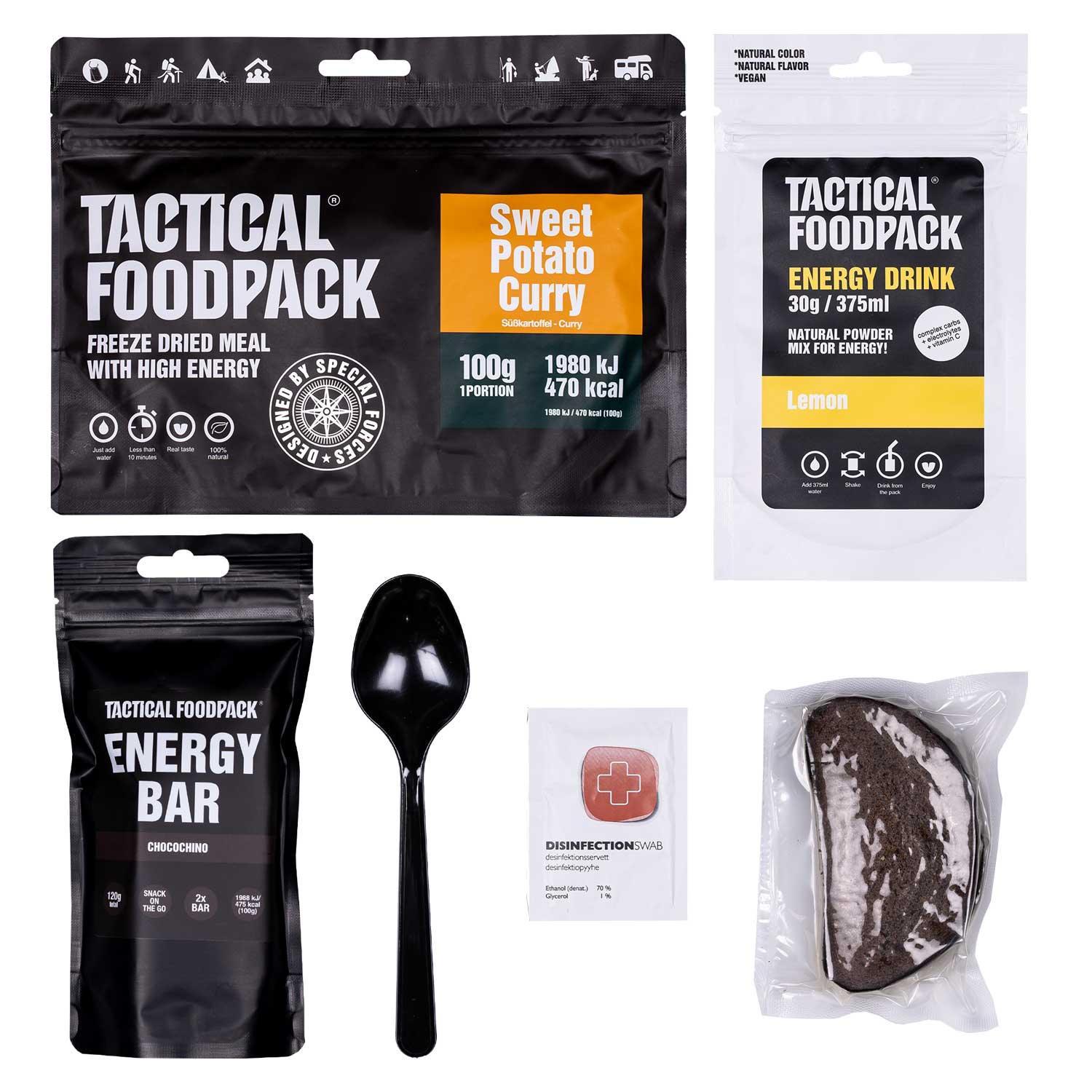 Tactical Foodpack Outdoornahrung | 1 Mahlzeit | VEGAN