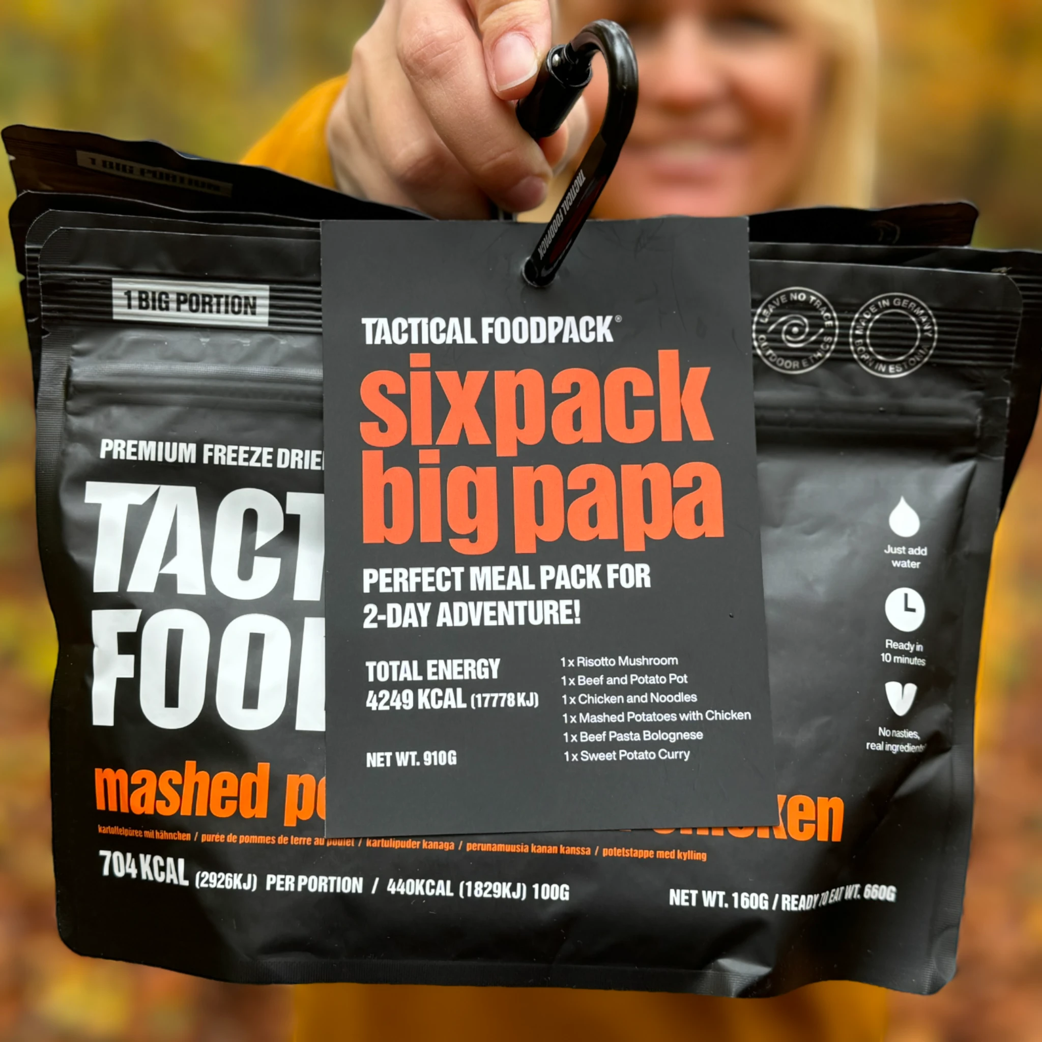 Tactical Foodpack Outdoornahrung BIG Papa