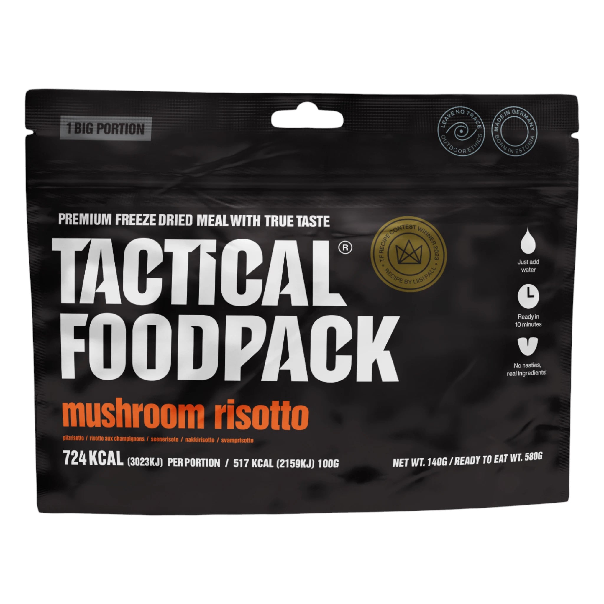 Tactical Foodpack Outdoornahrung BIG Pilz Risotto