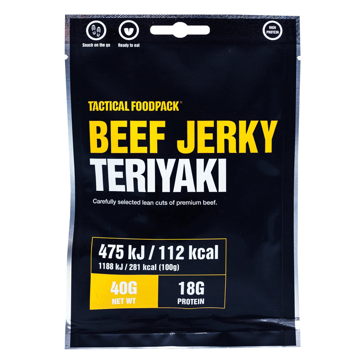 Tactical Foodpack Outdoornahrung Beef Jerky Teriyaki