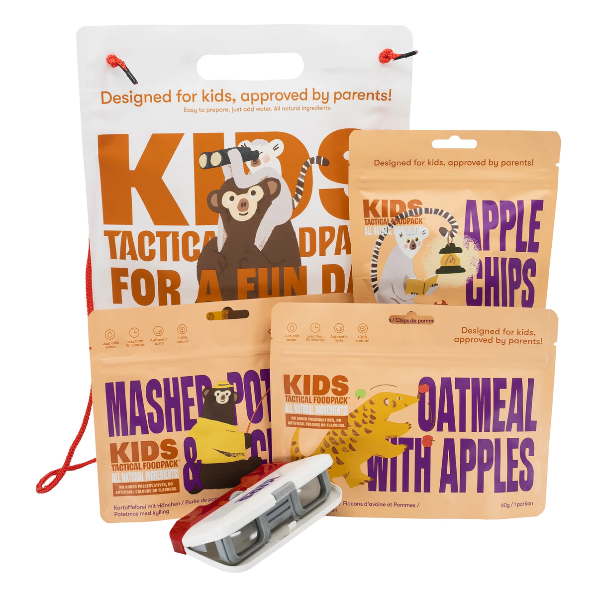 Tactical Foodpack Outdoornahrung KIDS Combo Desert