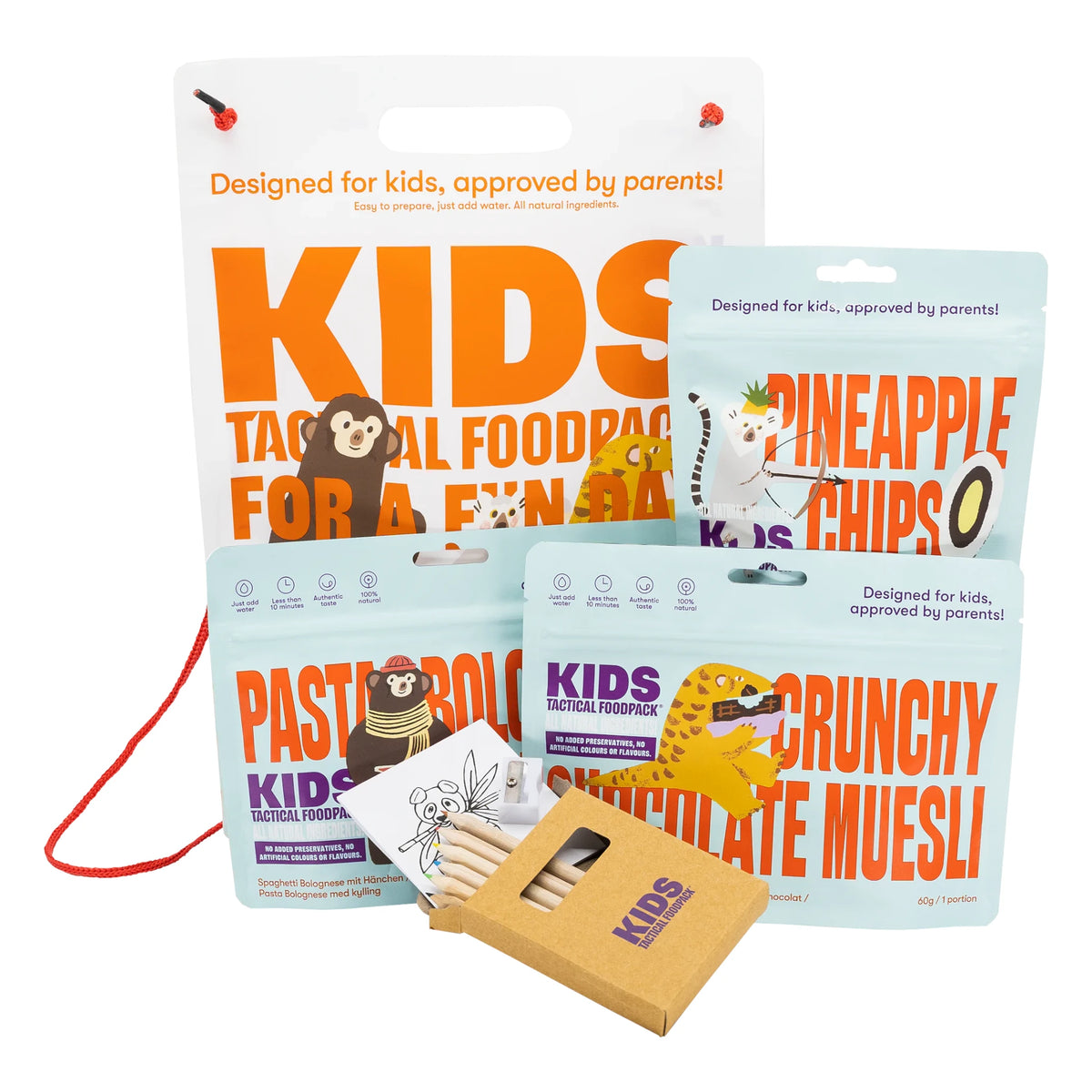 Tactical Foodpack Outdoornahrung KIDS Combo RIVER