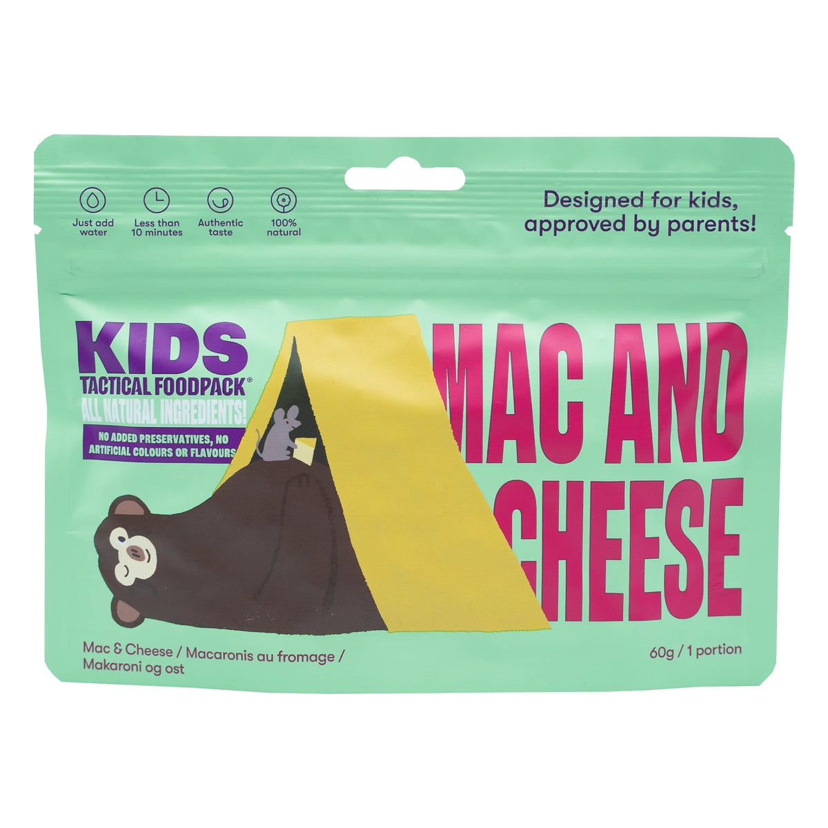 Tactical Foodpack Outdoornahrung KIDS Mac & Cheese