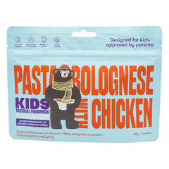 Tactical Foodpack Outdoornahrung KIDS Spaghetti Bolognese mit Poulet