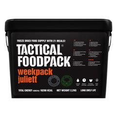 Tactical Foodpack Outdoornahrung Weekpack Juliett