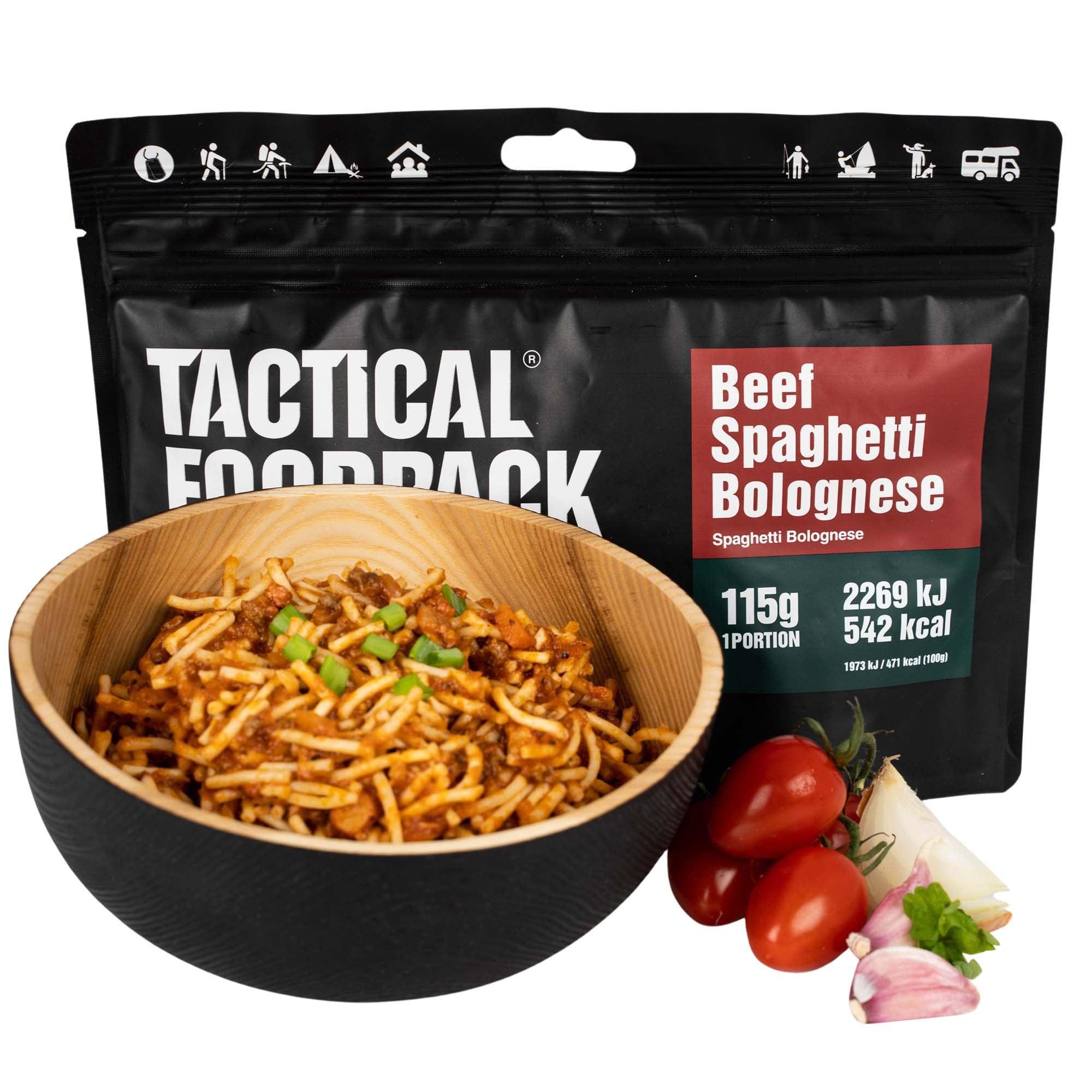 Tactical Foodpack Outdoornahrung | Spaghetti Bolognese