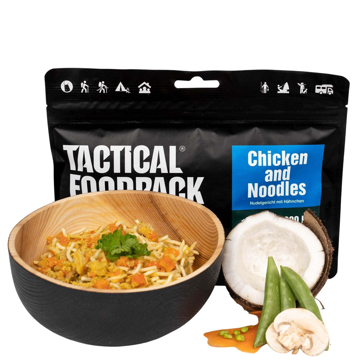 Tactical Foodpack Outdoornahrung | Hähnchen Mit Nudeln