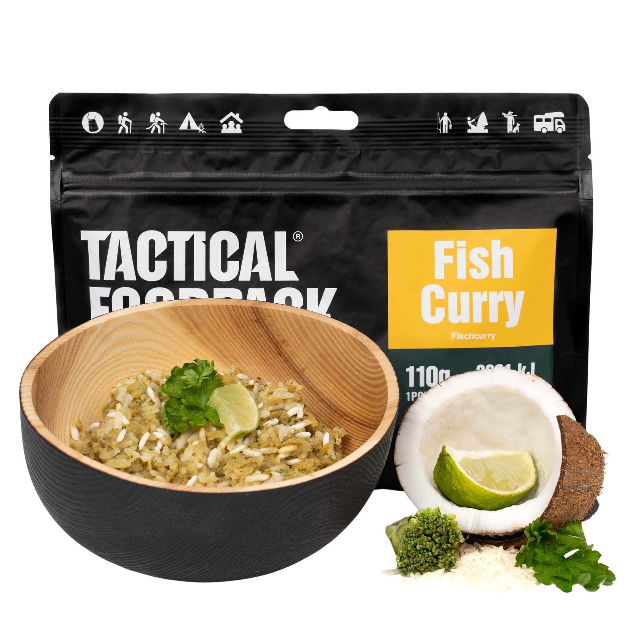 Tactical Foodpack Outdoornahrung | Fischcurry