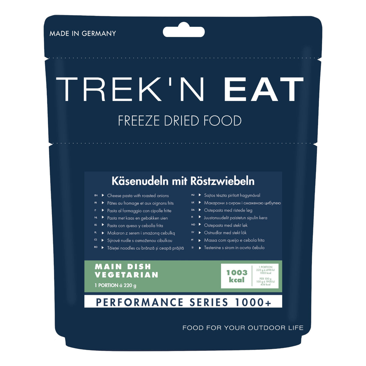 Trek'n Eat Käsenudeln mit Röstzwiebeln