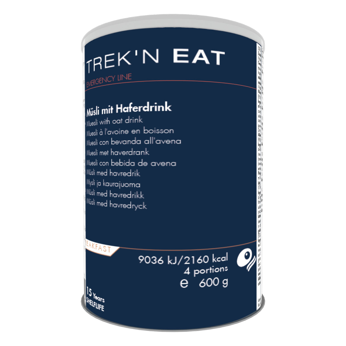 Trek'n Eat Dose Müsli mit Haferdrink Emergency Line