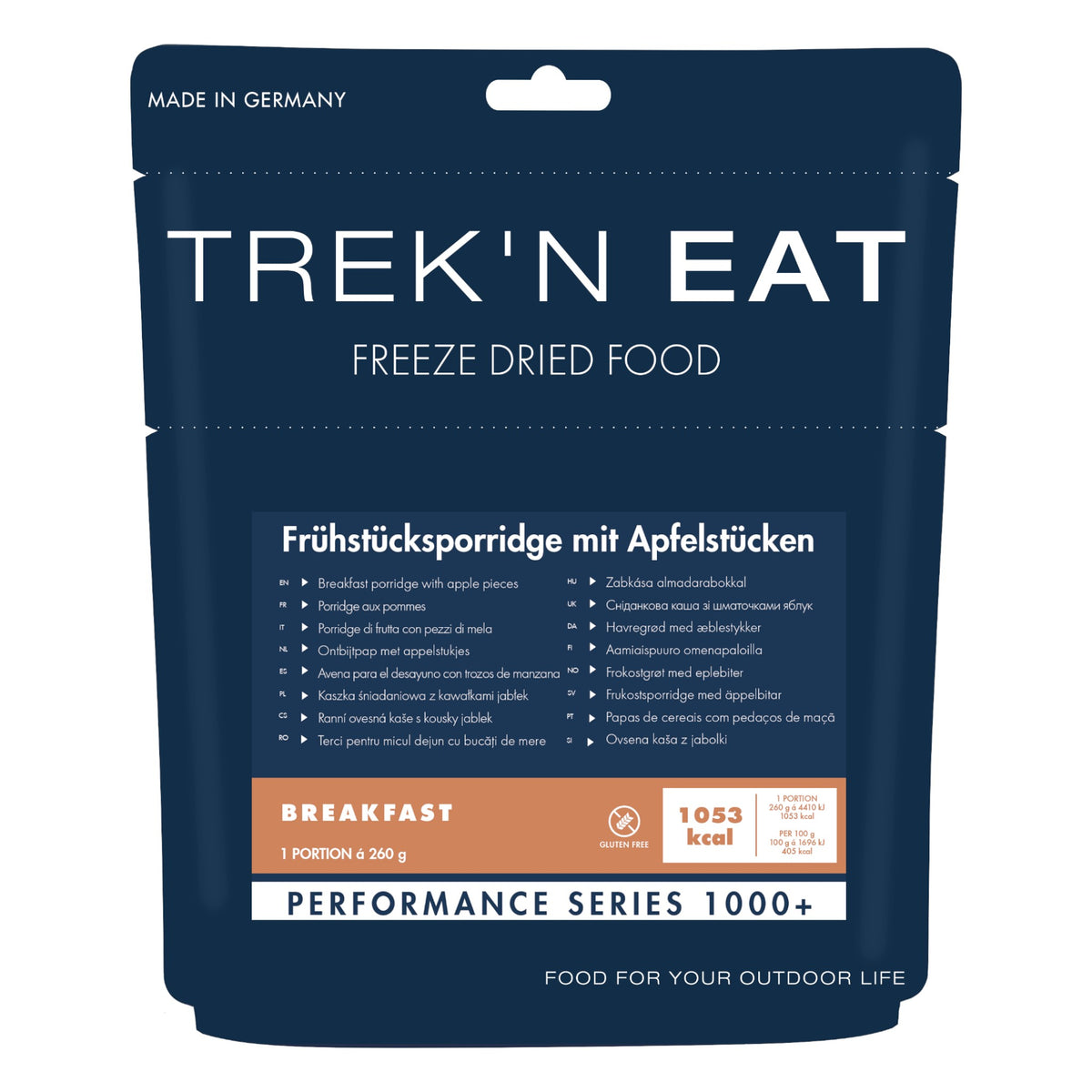 Trek'n Eat PS Frühstücksporridge mit Apfelstücken