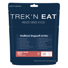 Trek'n Eat Rindfleisch Stroganoff mit Reis