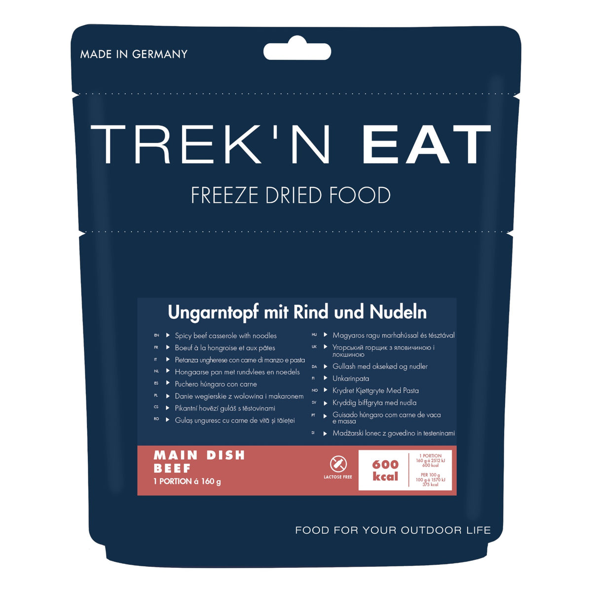 Trek'n Eat Ungarntopf mit Rind und Nudeln