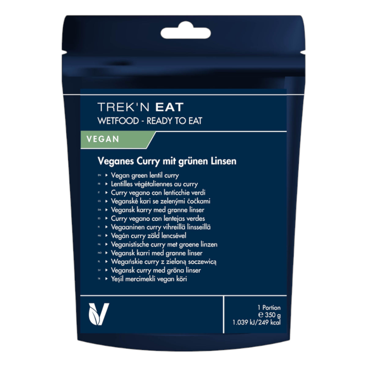 Trek'n Eat Veganes Curry mit grünen Linsen RTE