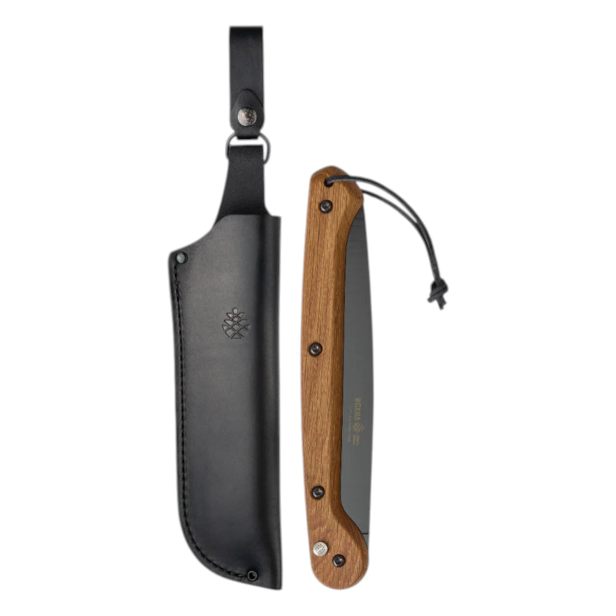 Woxna Klappsäge Hälsing 250 mm mit Lederholster