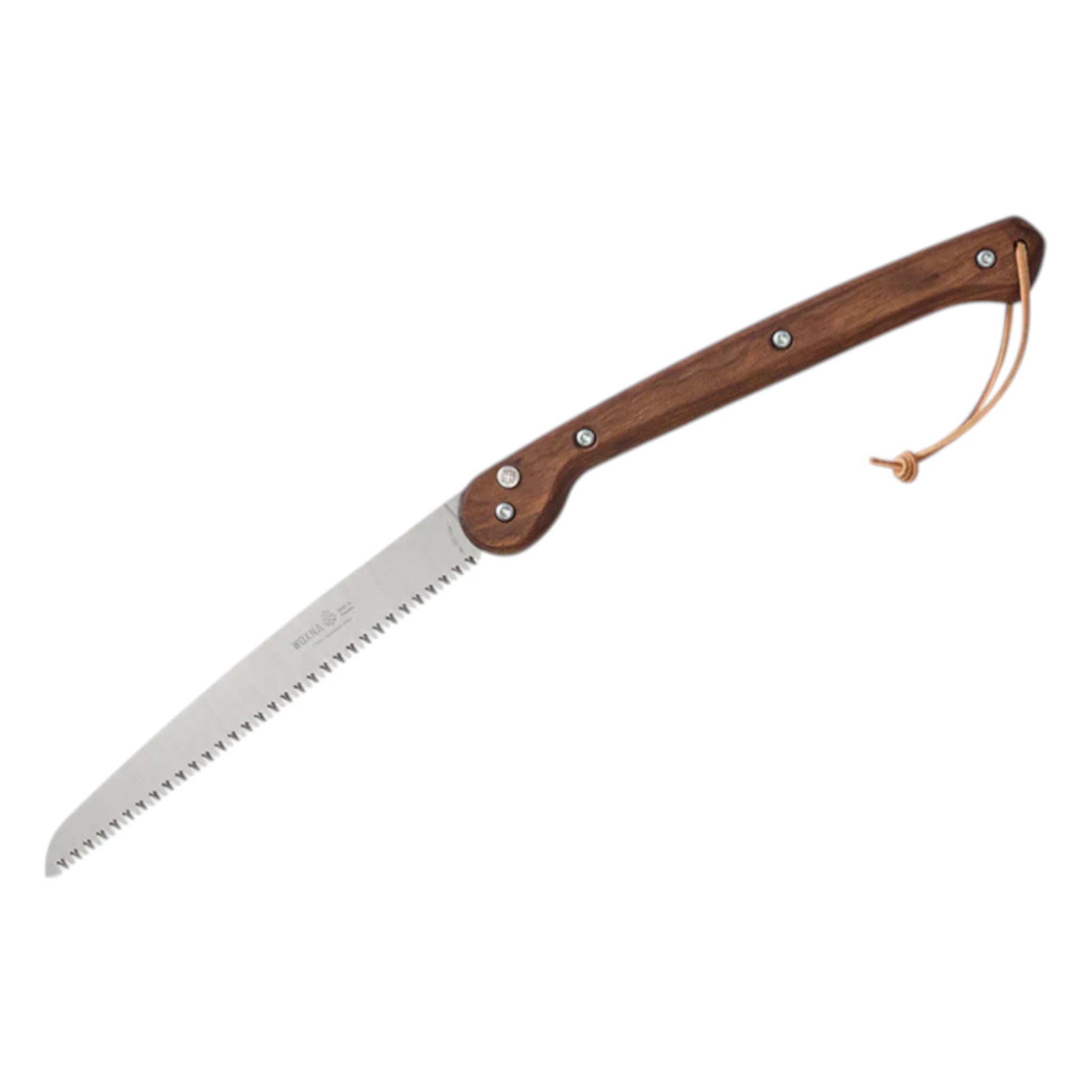 Woxna Klappsäge Ljusnan 250 mm mit Lederholster