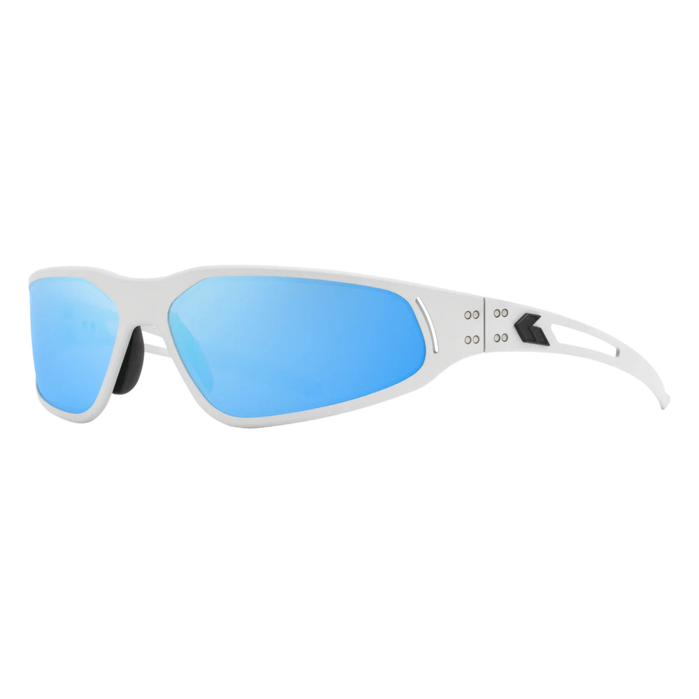 Frost mit Black Logo und Smoke Optimized Polarized Blue Mirror