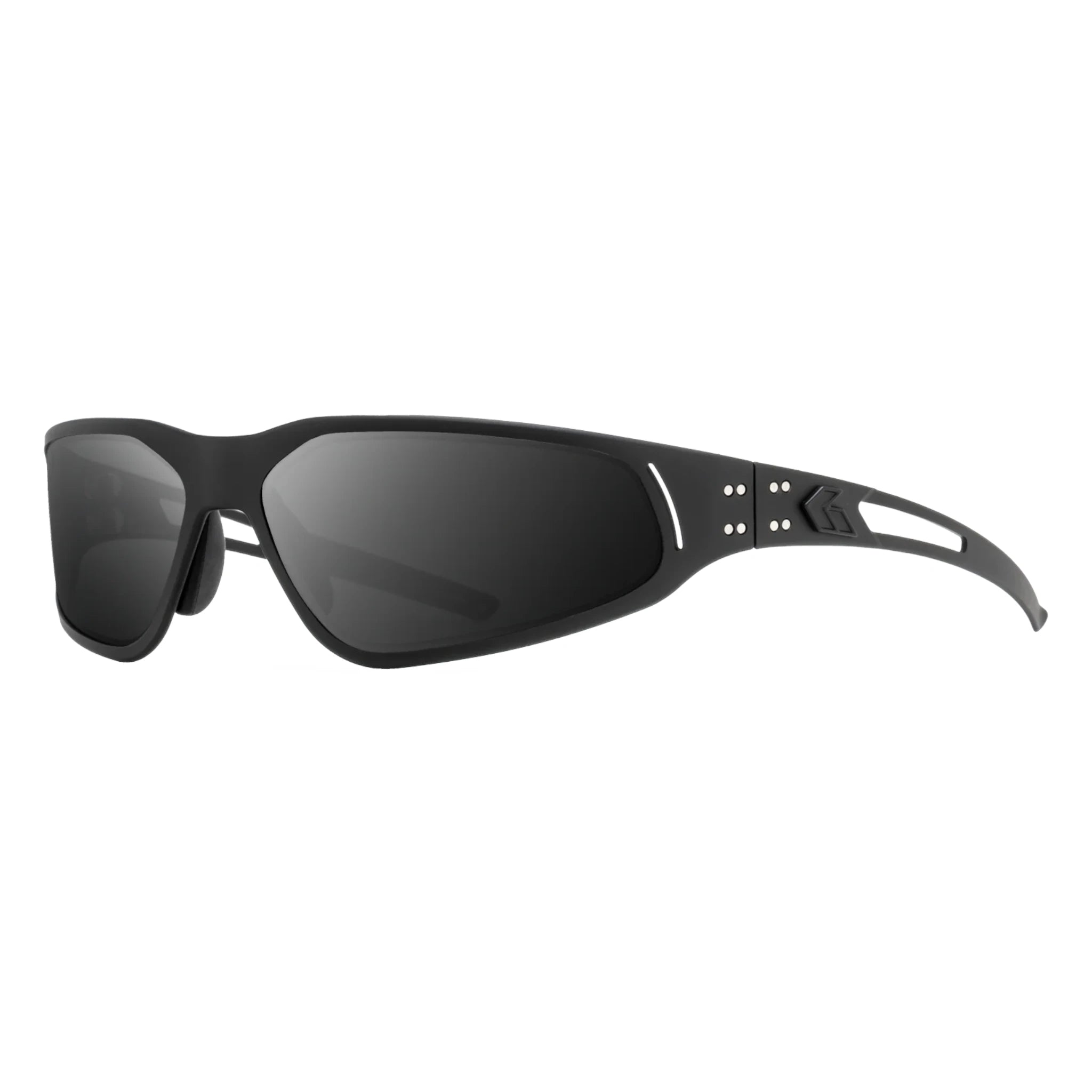 Black mit Black Logo und ANSI Z87.1+ MILSPEC Ballistic Smoke mit Anti-Fog