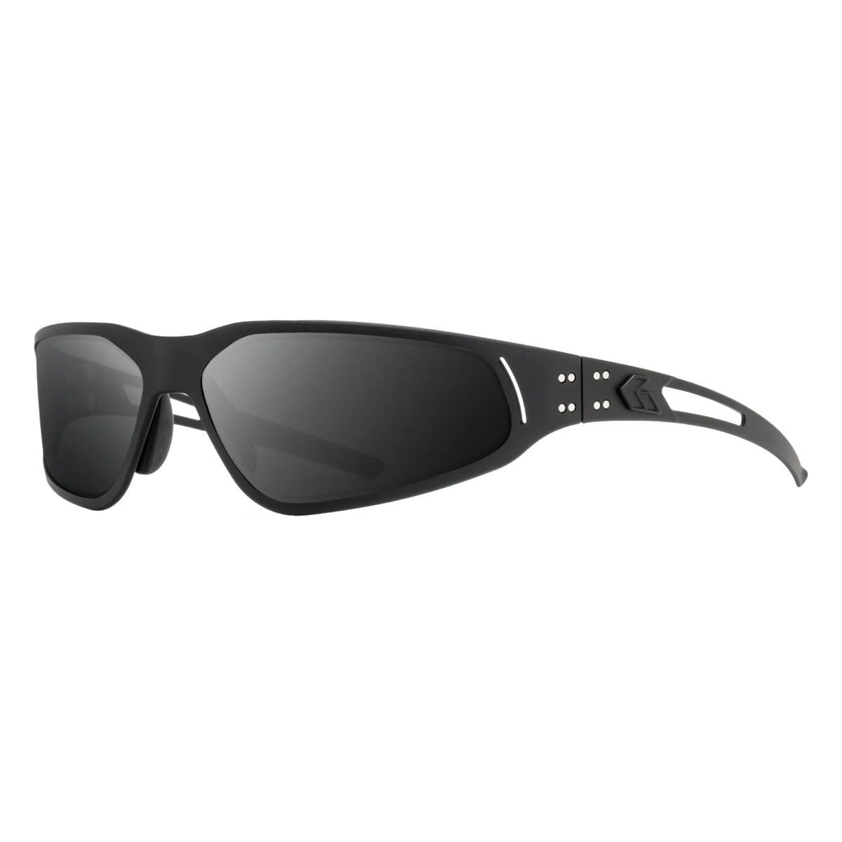 Black mit Black Logo und ANSI Z87.1+ MILSPEC Ballistic Smoke mit Anti-Fog